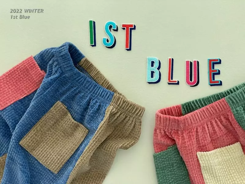 1st Blue - Korean Children Fashion - #toddlerclothing - Color Rib Shorts - 2