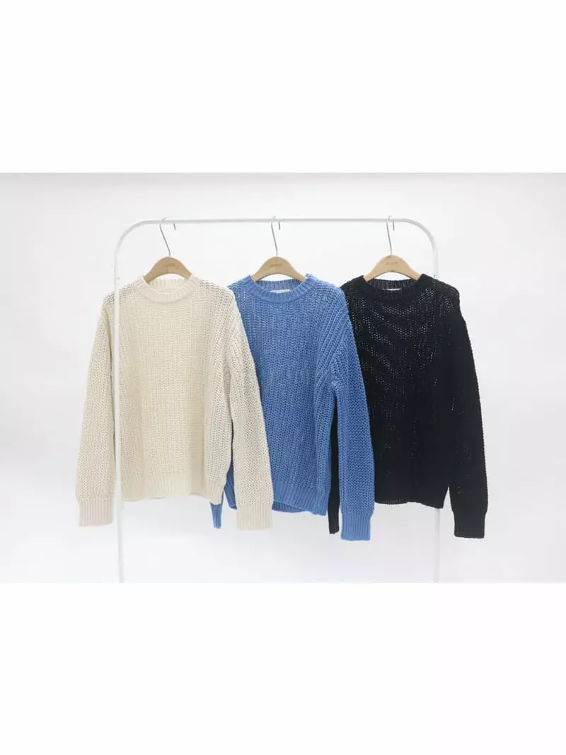 3.Another - Korean Women Fashion - #momslook - Hazzi Knit Tee - 11
