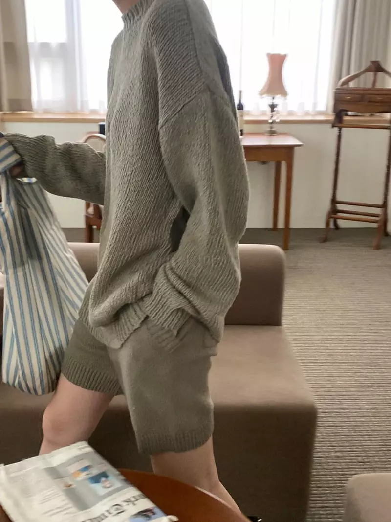 3.Another - Korean Women Fashion - #momslook - Knit Shorts - 3