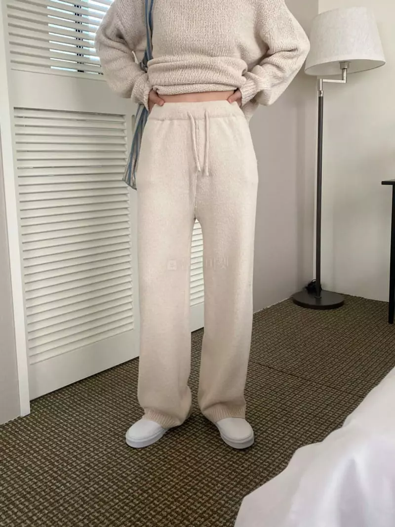 3.Another - Korean Women Fashion - #womensfashion - Knit Pants - 4