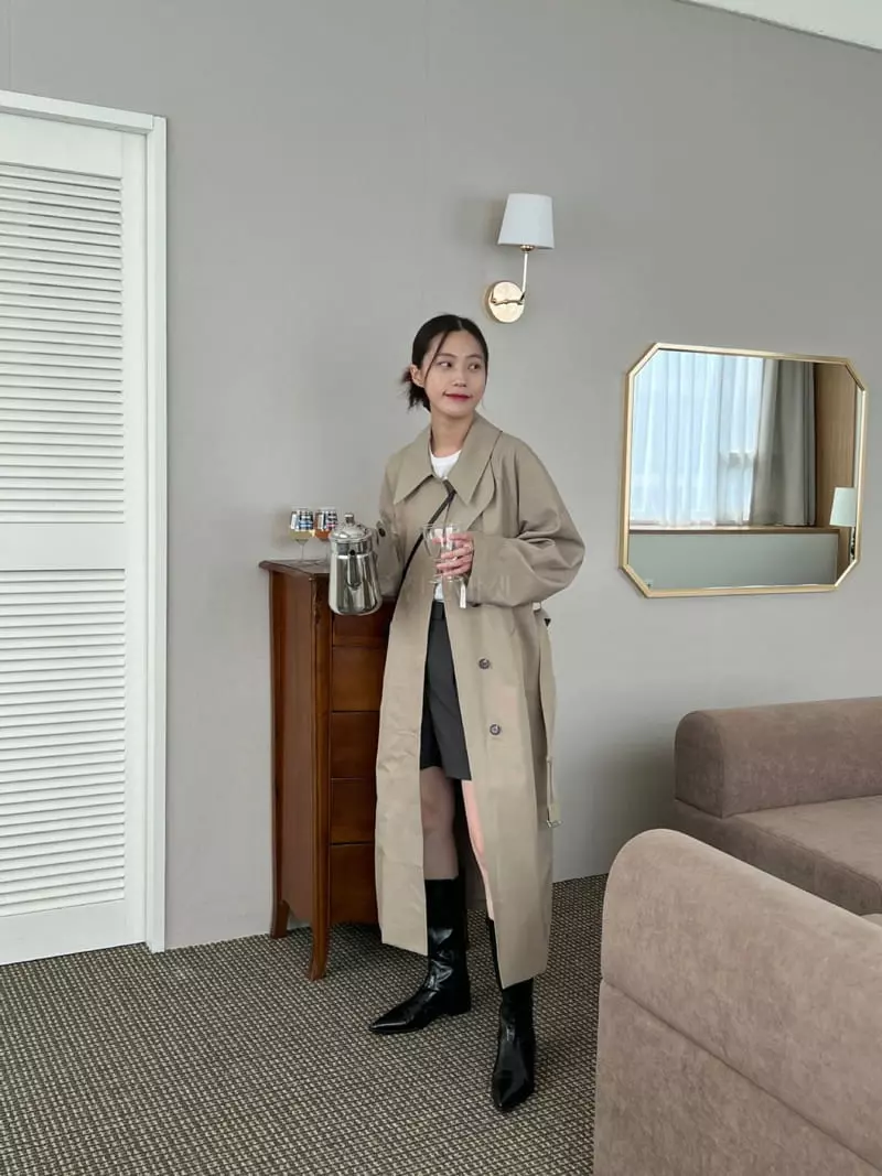 3.Another - Korean Women Fashion - #momslook - Mood Trench Coat