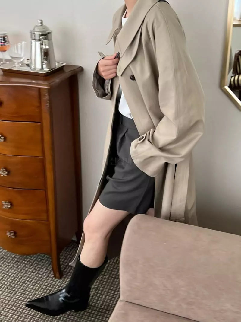 3.Another - Korean Women Fashion - #momslook - Mood Trench Coat - 5