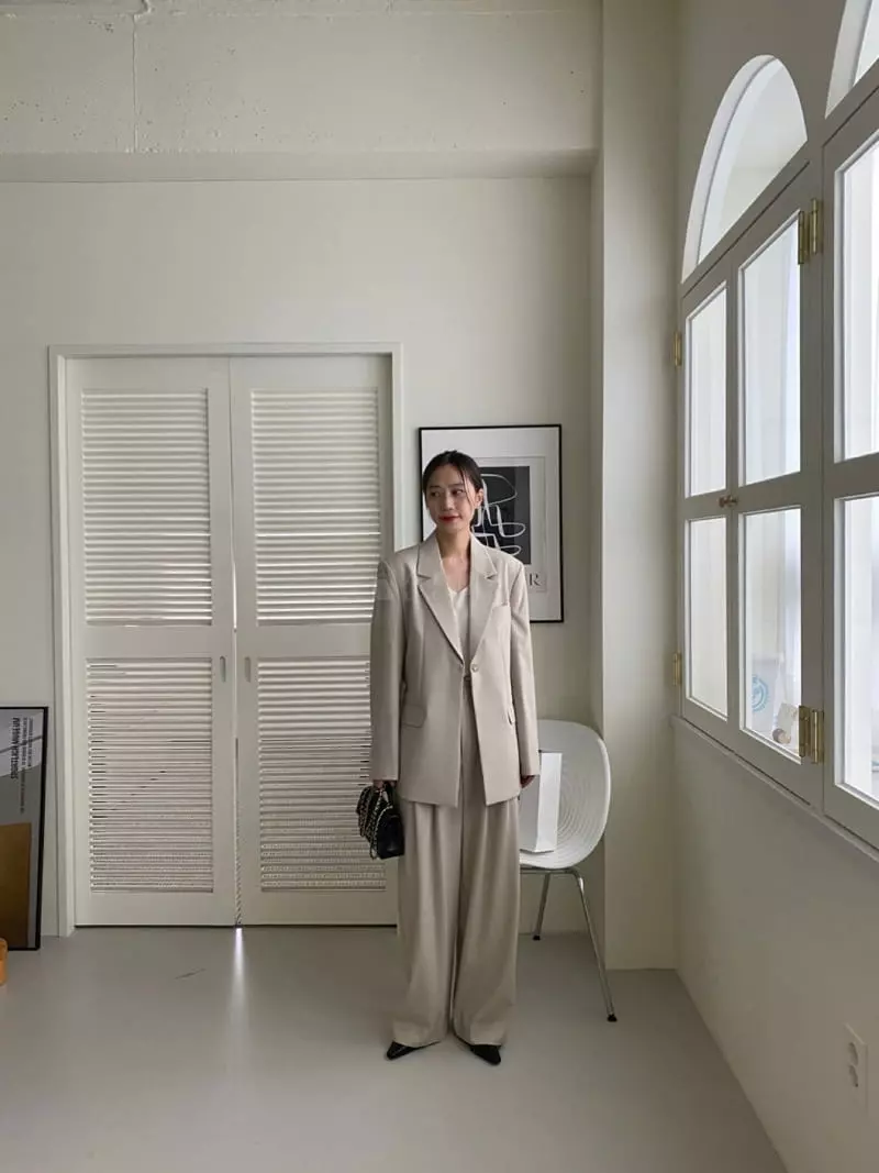 3.Another - Korean Women Fashion - #momslook - Morden Two Tuck Pants - 6