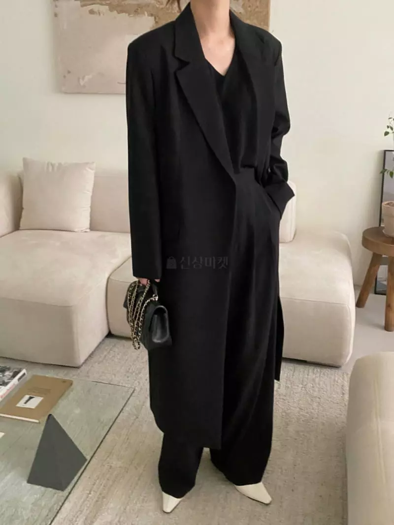 3.Another - Korean Women Fashion - #momslook - Moden Belted Coat - 12
