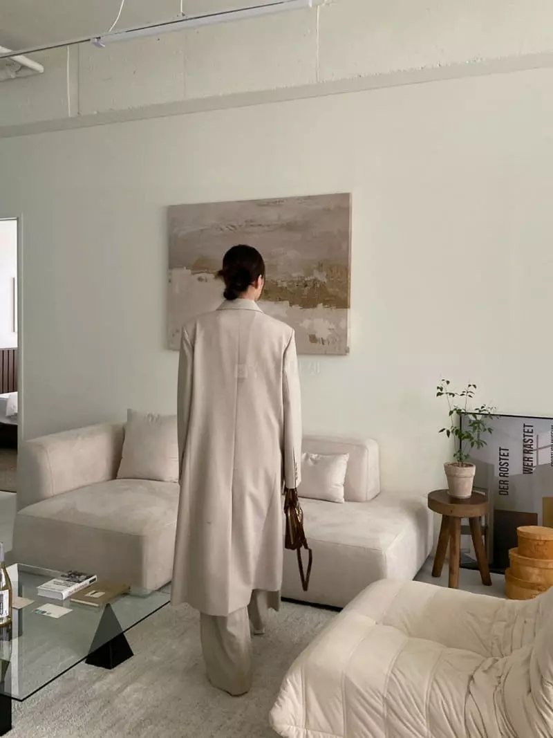 3.Another - Korean Women Fashion - #momslook - Moden Belted Coat - 2