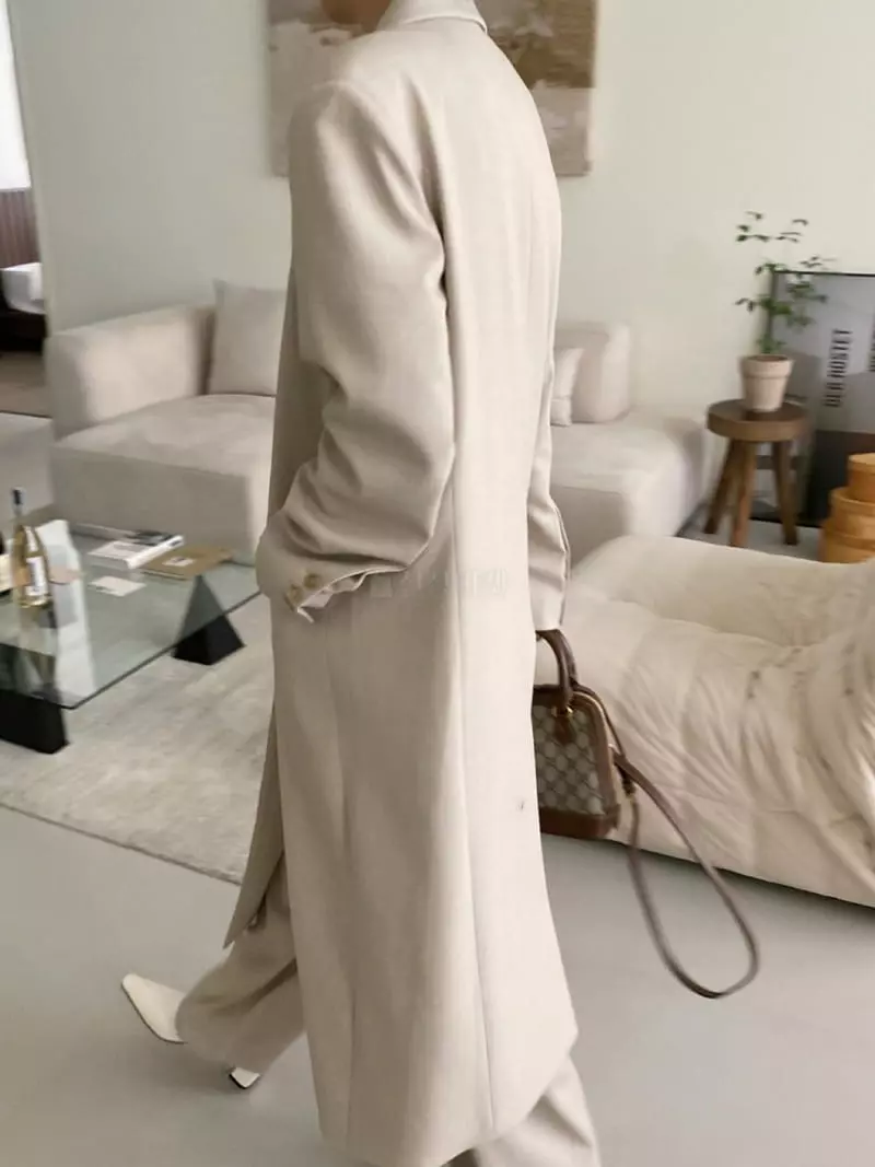 3.Another - Korean Women Fashion - #momslook - Moden Belted Coat - 6