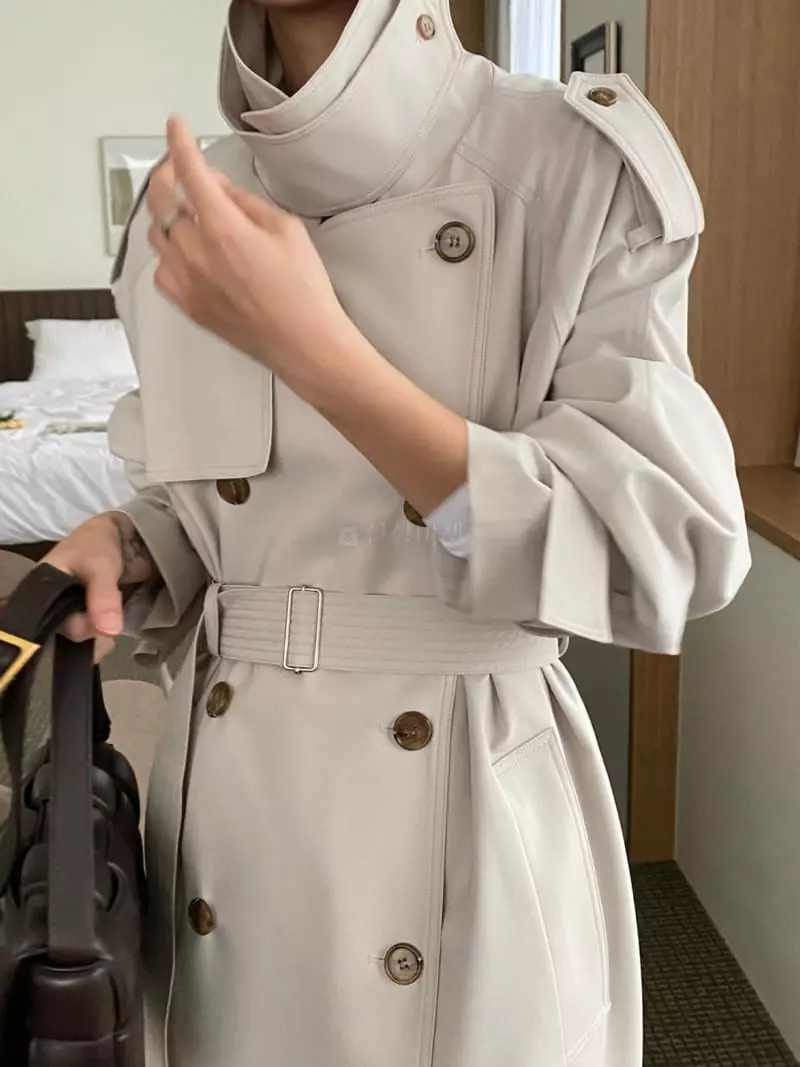 3.Another - Korean Women Fashion - #momslook - Gunjang Trench Coat - 4