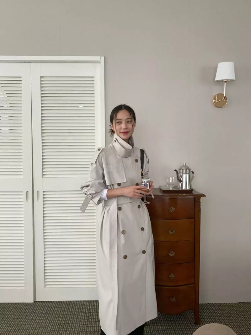 3.Another - Korean Women Fashion - #momslook - Gunjang Trench Coat - 5