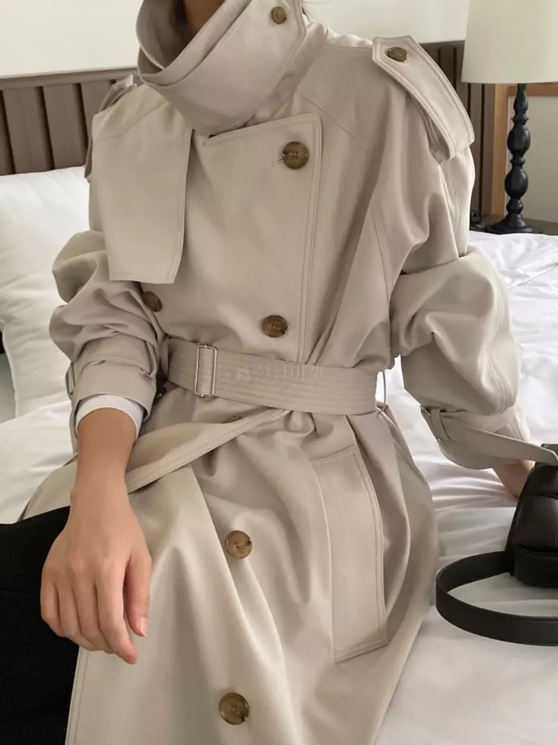 3.Another - Korean Women Fashion - #vintageinspired - Gunjang Trench Coat - 7