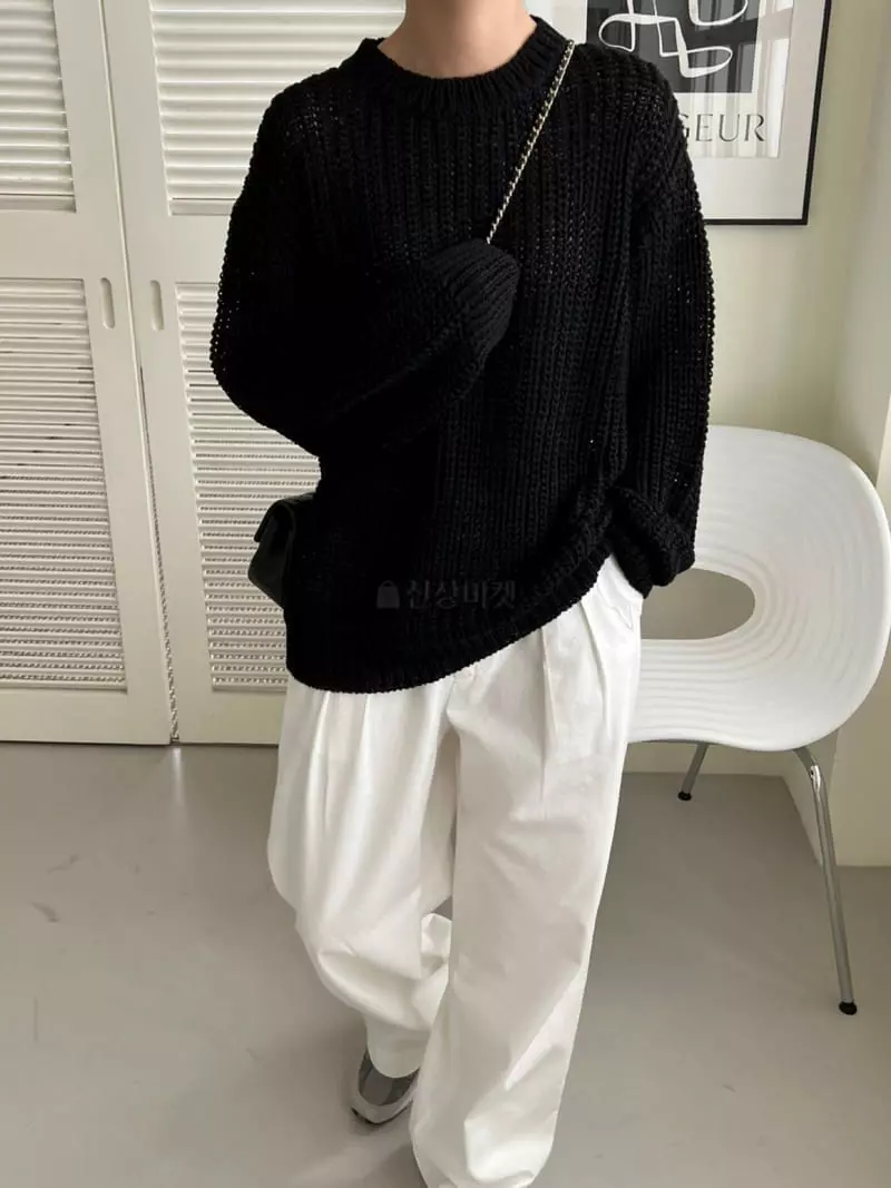 3.Another - Korean Women Fashion - #momslook - Hazzi Knit Tee - 4