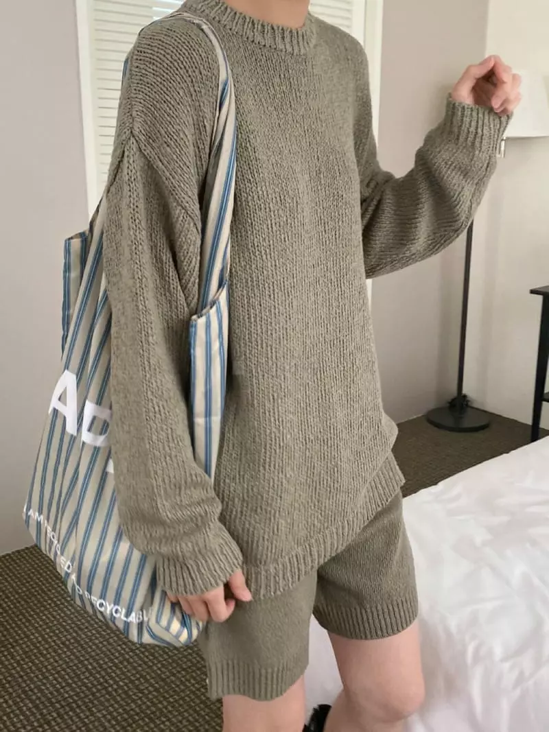 3.Another - Korean Women Fashion - #womensfashion - Knit Shorts - 2