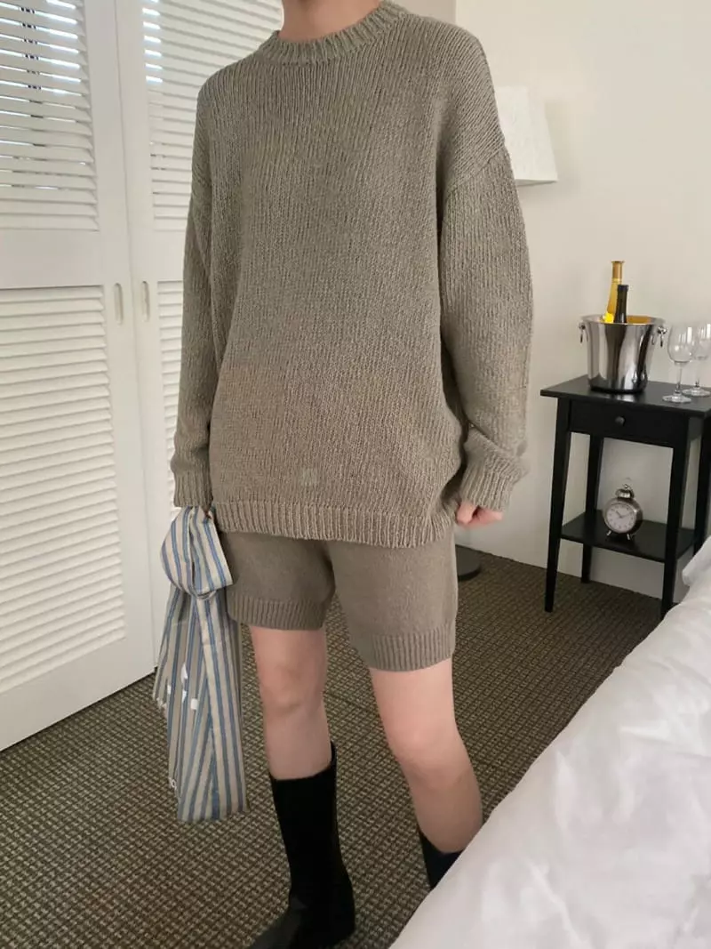3.Another - Korean Women Fashion - #womensfashion - Knit Shorts - 6
