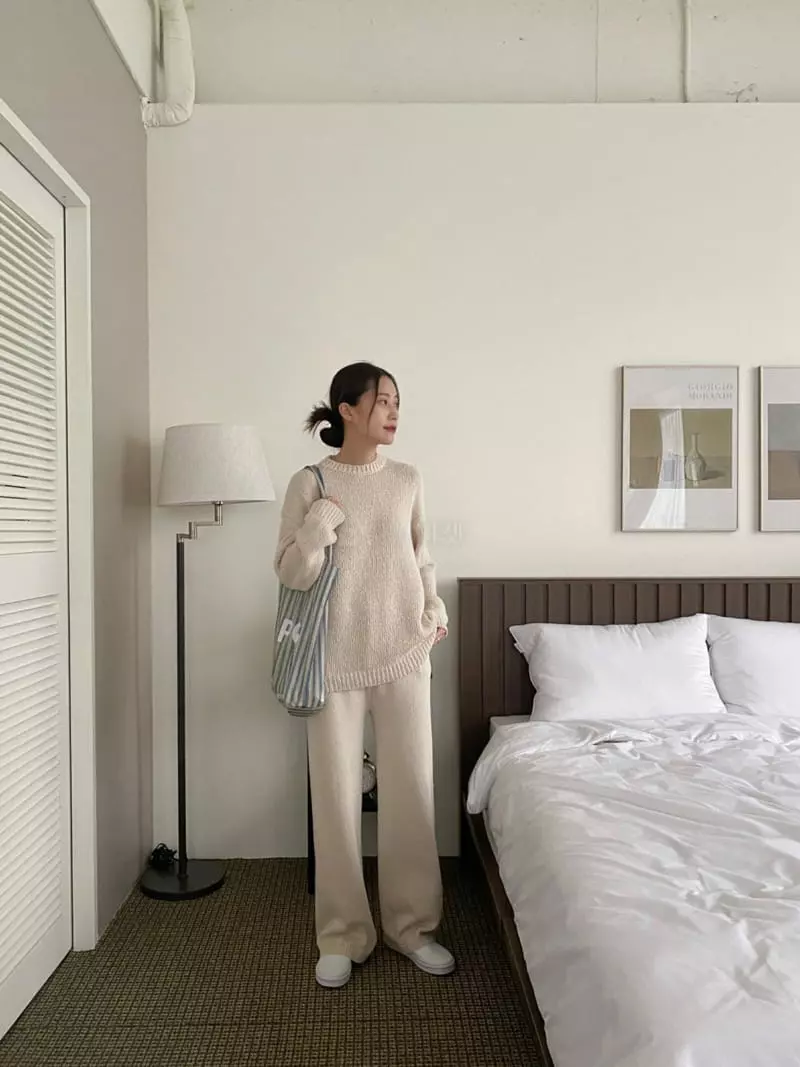 3.Another - Korean Women Fashion - #womensfashion - Knit Pants - 5