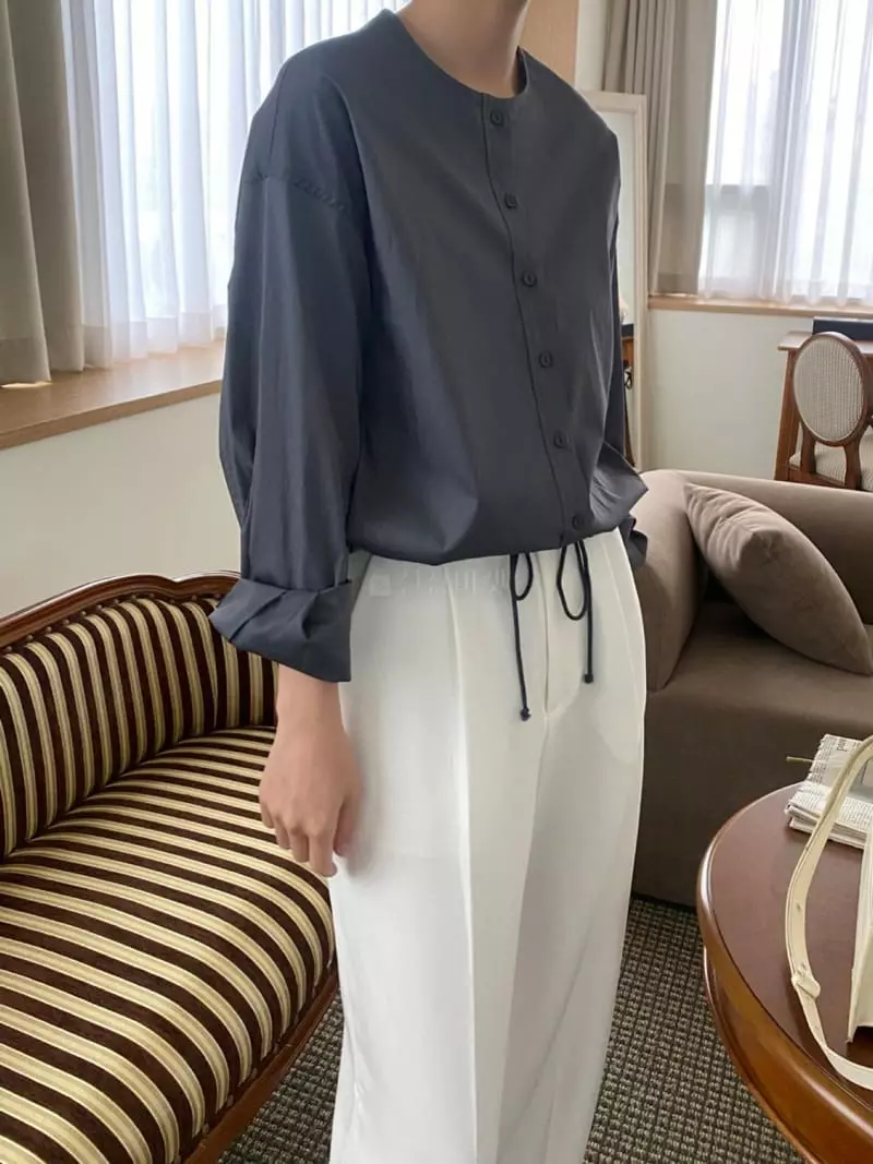 3.Another - Korean Women Fashion - #womensfashion - Opening Blouse - 5