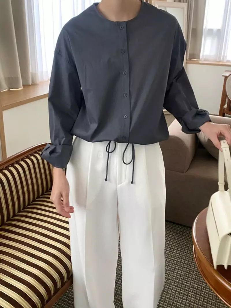 3.Another - Korean Women Fashion - #womensfashion - Opening Blouse - 7