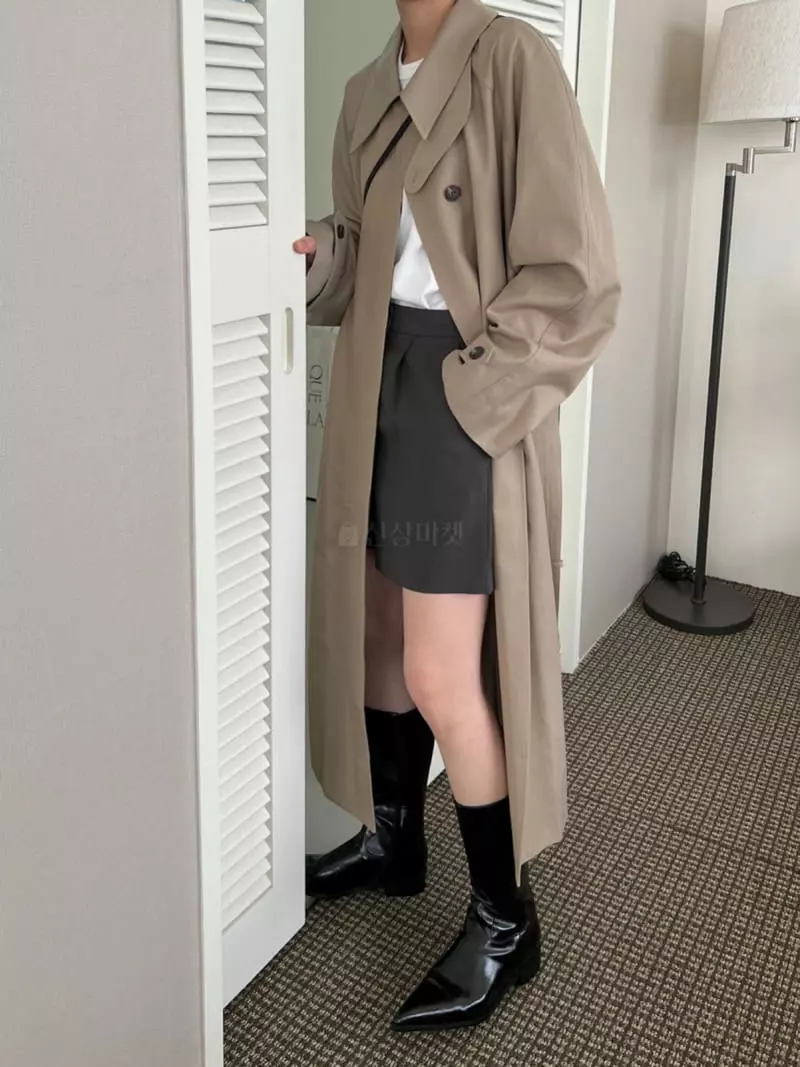 3.Another - Korean Women Fashion - #womensfashion - Mood Trench Coat - 12