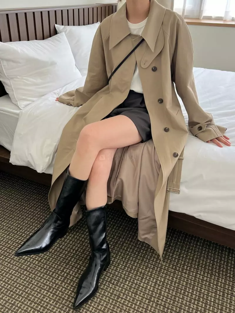 3.Another - Korean Women Fashion - #momslook - Mood Trench Coat - 4