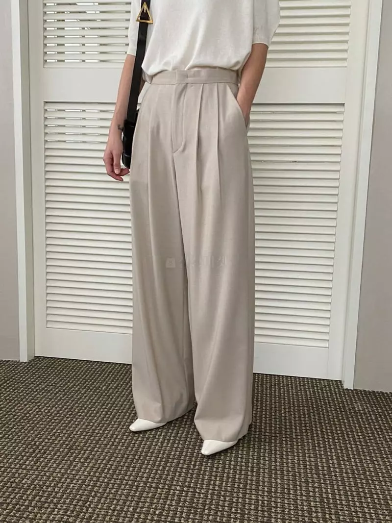 3.Another - Korean Women Fashion - #womensfashion - Morden Two Tuck Pants - 3