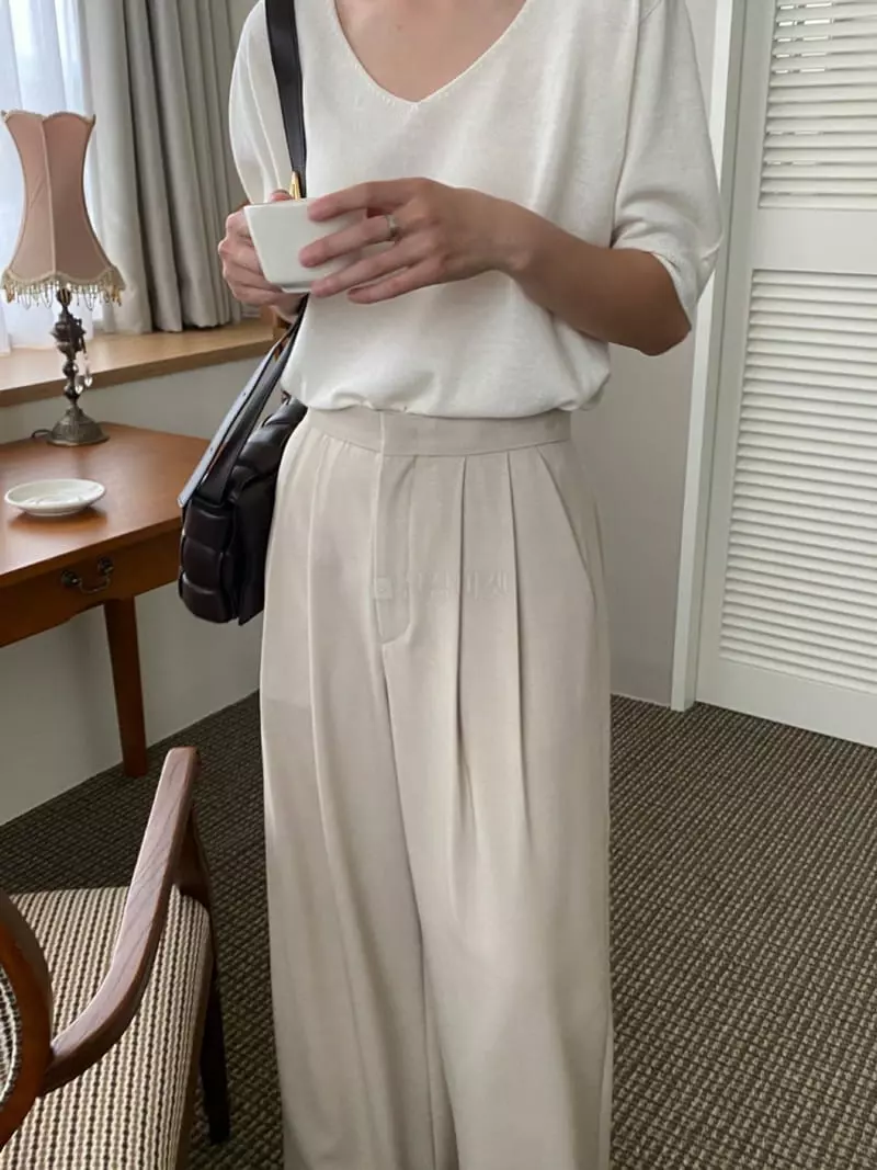 3.Another - Korean Women Fashion - #womensfashion - Morden Two Tuck Pants - 5