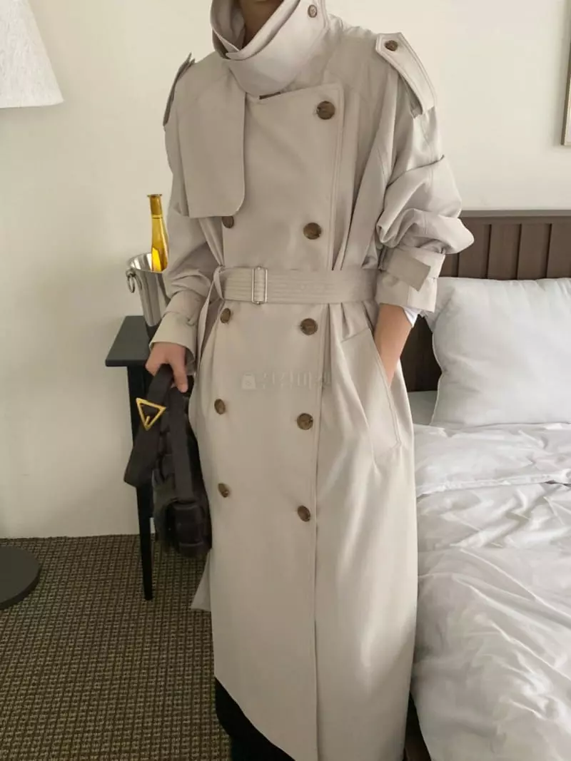 3.Another - Korean Women Fashion - #womensfashion - Gunjang Trench Coat - 2
