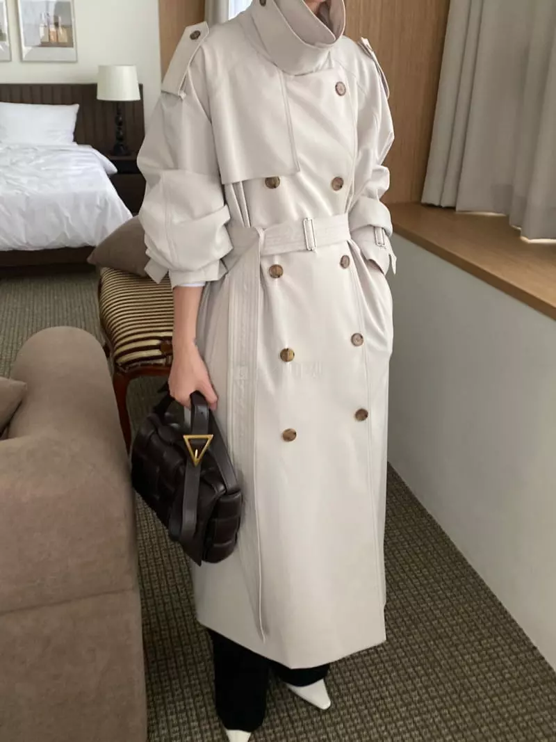 3.Another - Korean Women Fashion - #womensfashion - Gunjang Trench Coat - 6