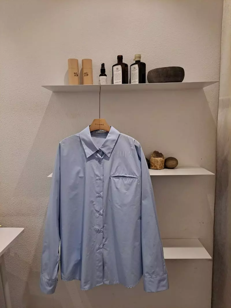 3Rooms - Korean Women Fashion - #momslook - Lips Pocket Shirt