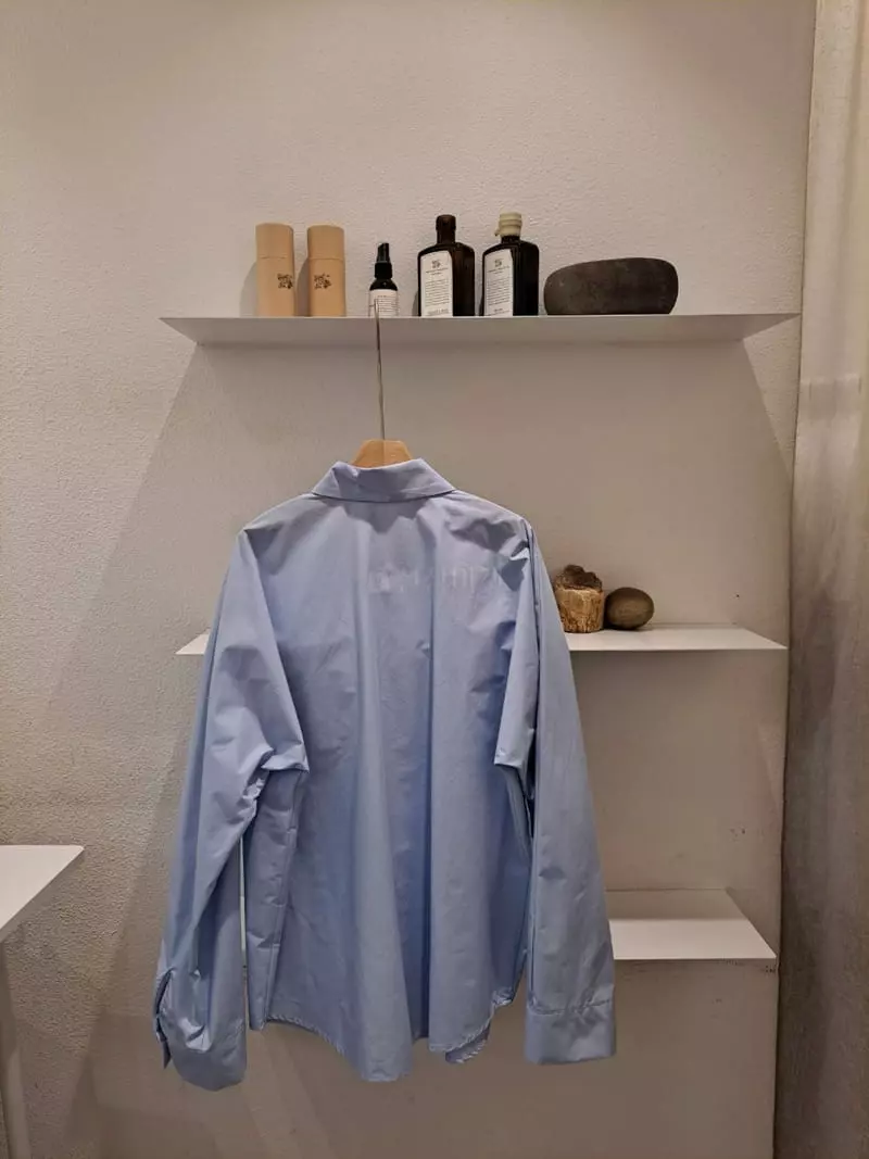 3Rooms - Korean Women Fashion - #momslook - Lips Pocket Shirt - 5