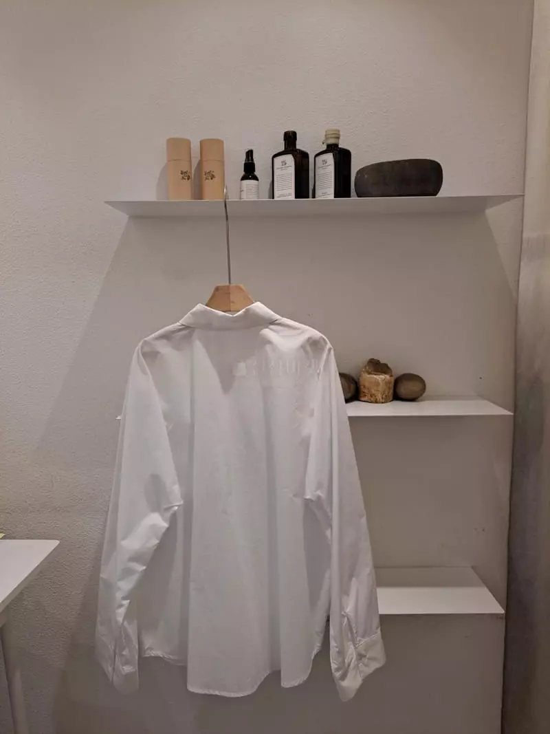 3Rooms - Korean Women Fashion - #momslook - Lips Pocket Shirt - 7