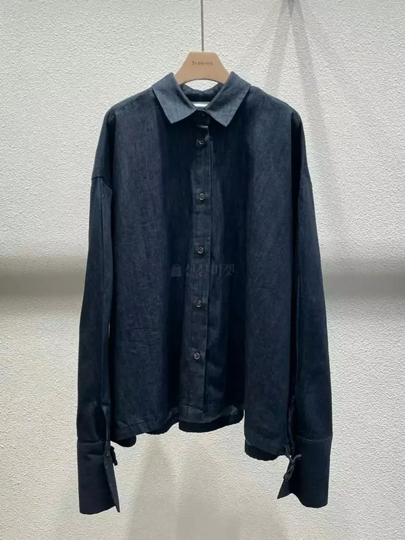 3Rooms - Korean Women Fashion - #momslook - Back Pleats Shirt - 3