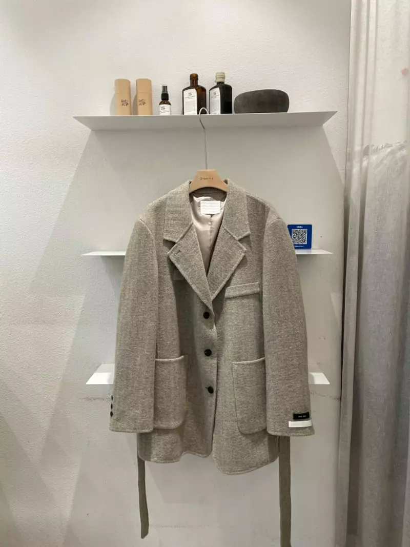 3Rooms - Korean Women Fashion - #momslook - Herringbone JAcket - 5