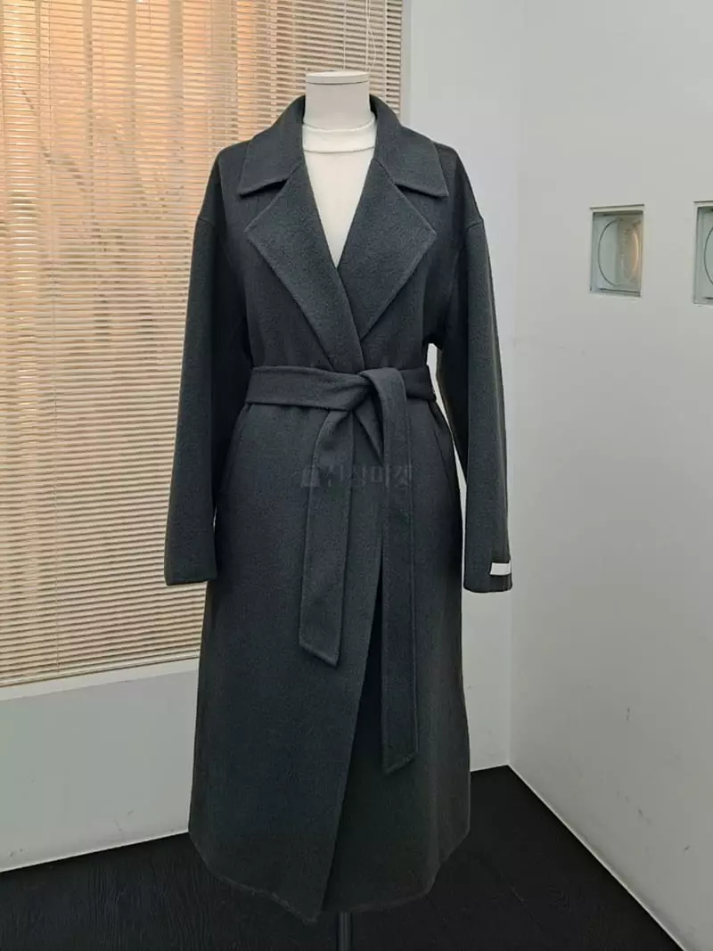 3Rooms - Korean Women Fashion - #momslook - Hay V Long Coat - 5