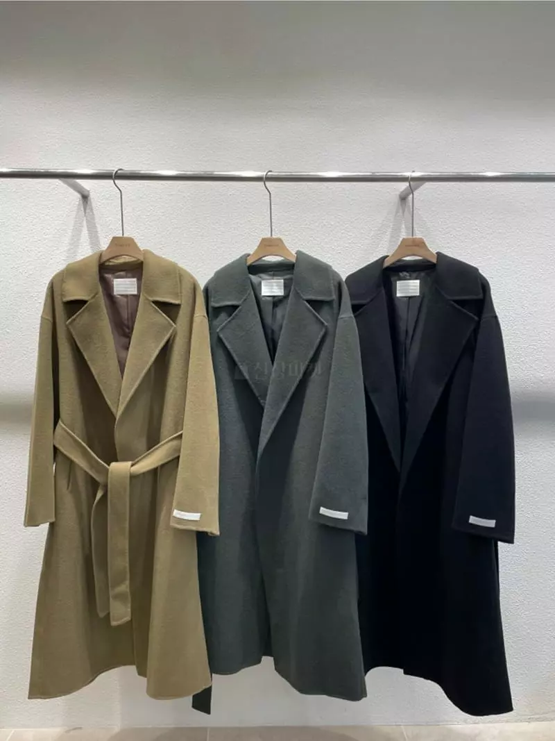 3Rooms - Korean Women Fashion - #momslook - Hay V Long Coat - 9