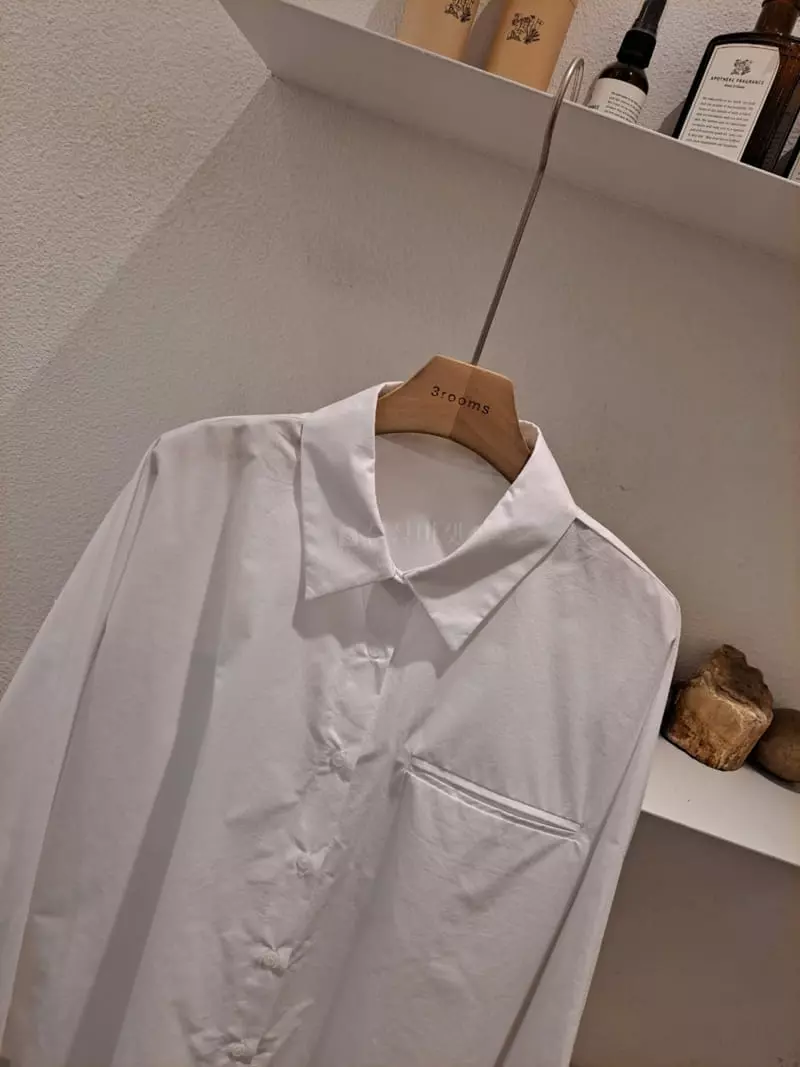 3Rooms - Korean Women Fashion - #womensfashion - Lips Pocket Shirt - 8