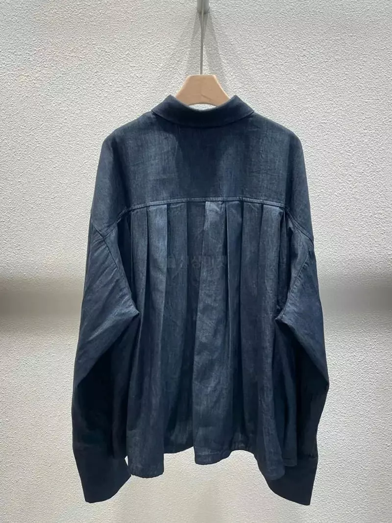 3Rooms - Korean Women Fashion - #momslook - Back Pleats Shirt - 4