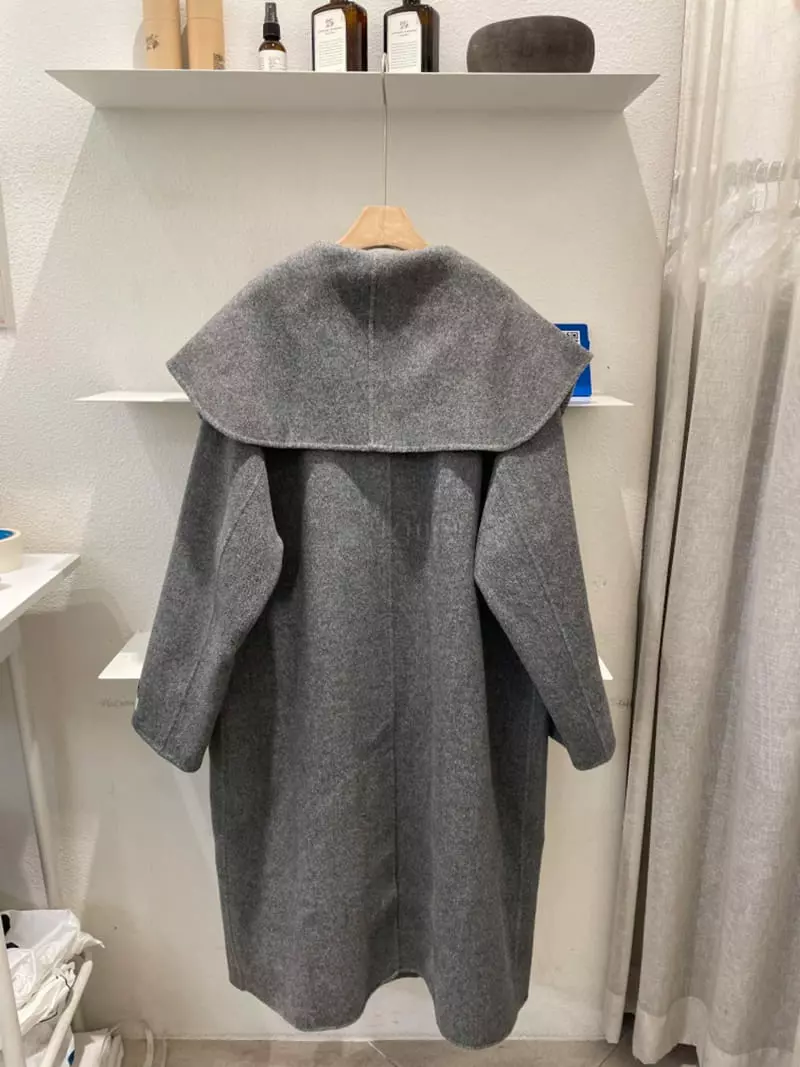 3Rooms - Korean Women Fashion - #womensfashion - Big Collar Double Long Coat - 6