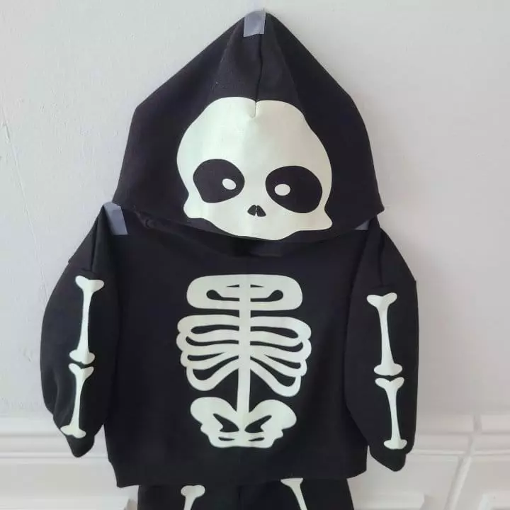 A Level - Korean Children Fashion - #magicofchildhood - Neon Hoody Top Bottom Set - 2