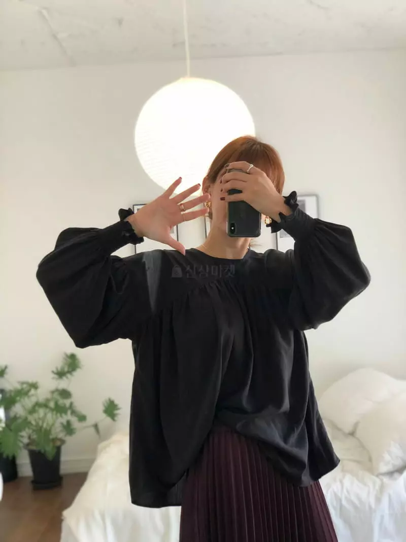 A The A - Korean Women Fashion - #womensfashion - Shirring Blouse - 4