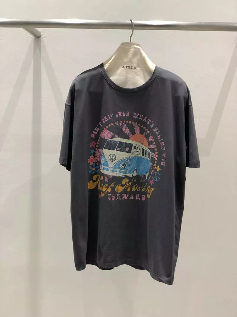 A The A - Korean Women Fashion - #momslook - Moving Washing Tee - 7