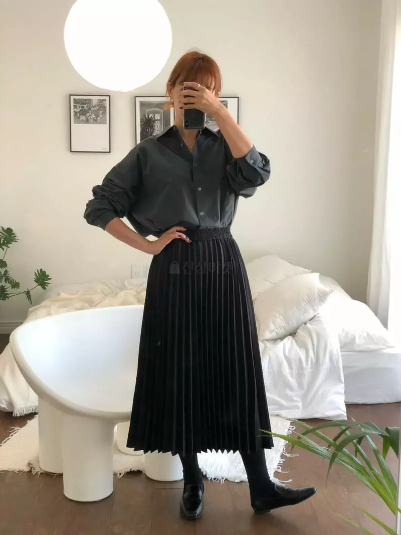 A The A - Korean Women Fashion - #momslook - Mango Skirt - 2