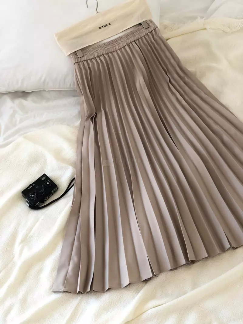A The A - Korean Women Fashion - #momslook - Mango Skirt - 8