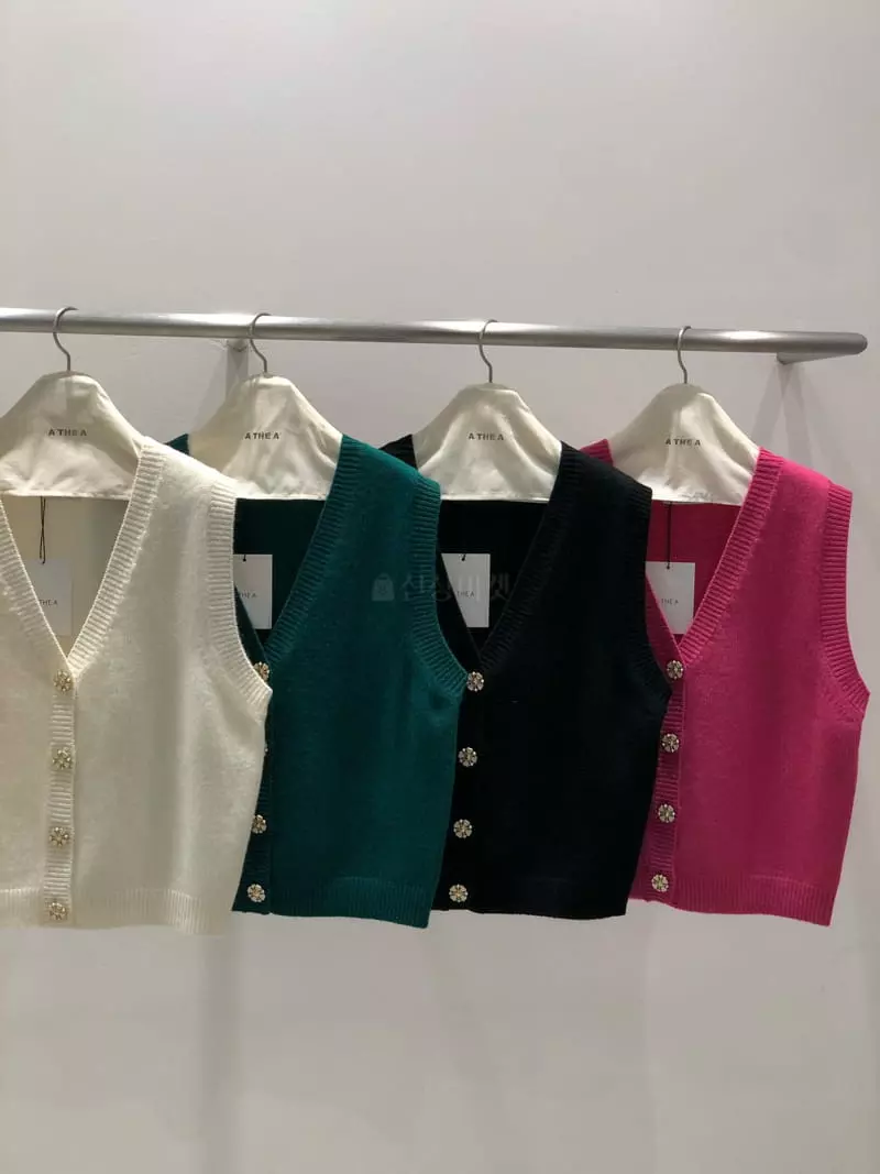 A The A - Korean Women Fashion - #vintagekidsstyle - Flower Vest - 4