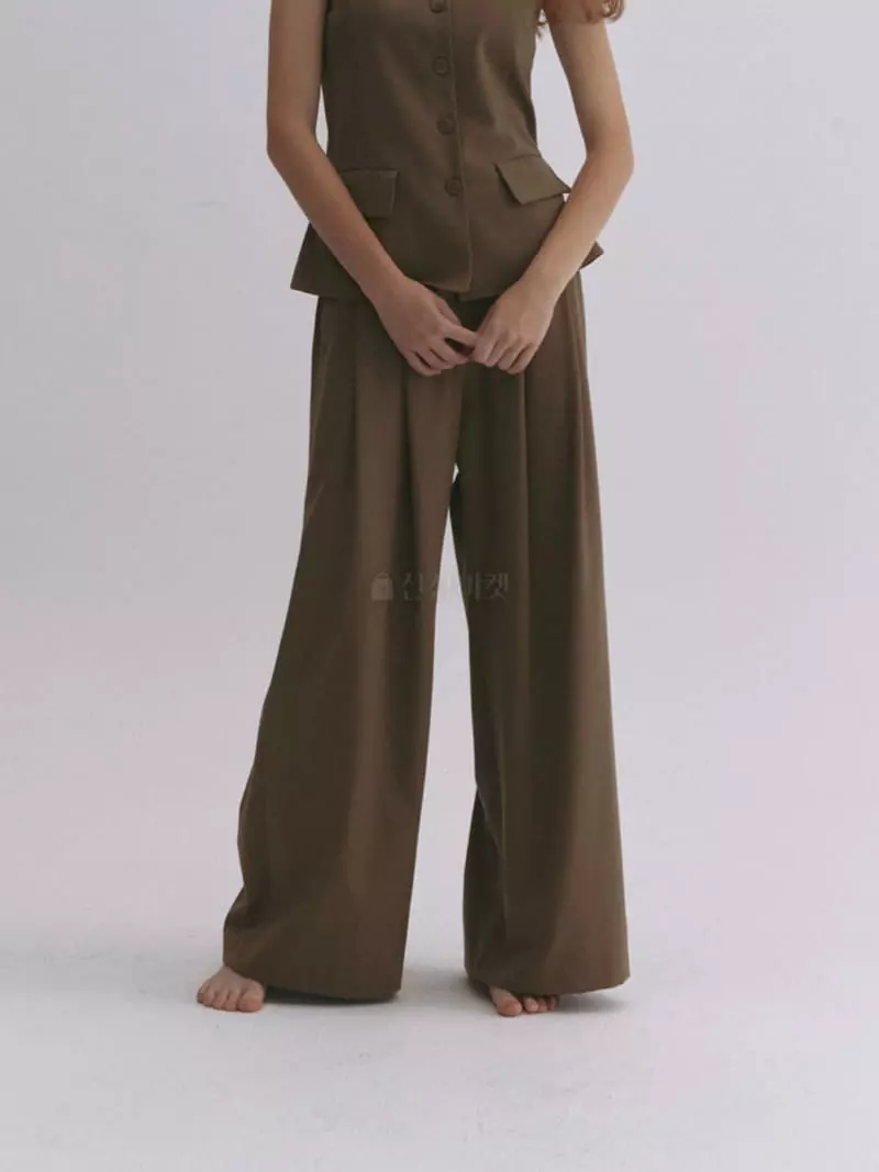 A The A - Korean Women Fashion - #restrostyle - Towel Pants - 2