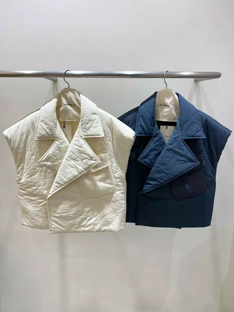A The A - Korean Women Fashion - #thatsdarling - Padding Vest - 6