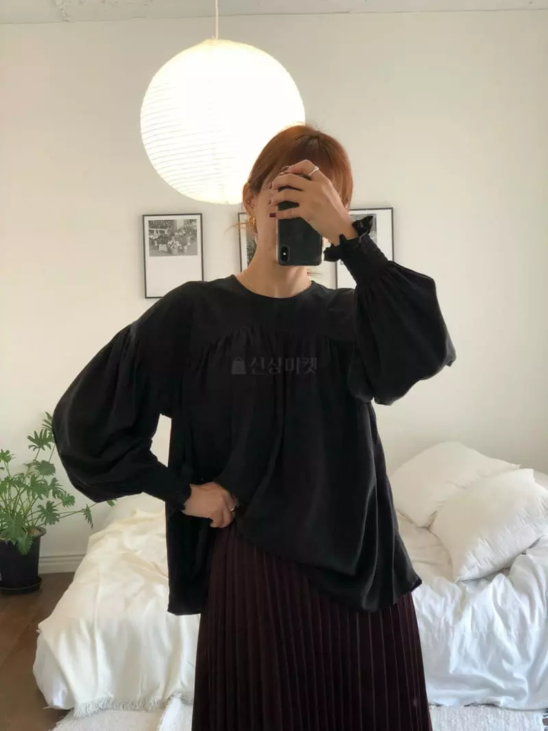 A The A - Korean Women Fashion - #womensfashion - Shirring Blouse - 5