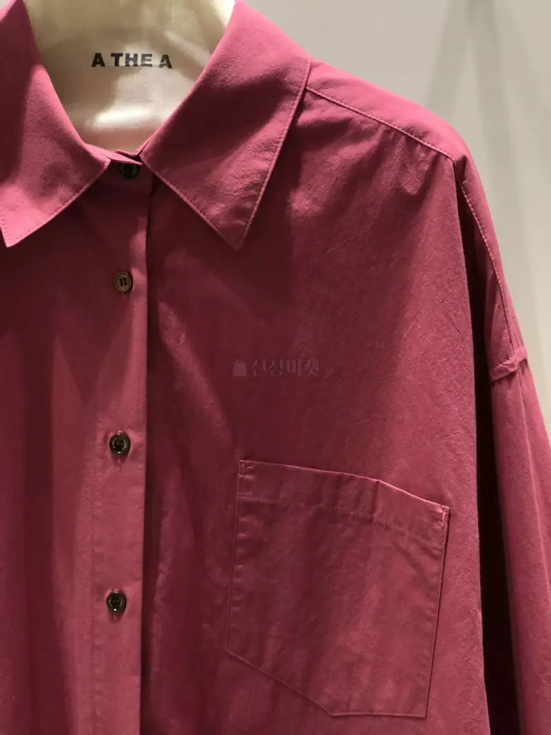 A The A - Korean Women Fashion - #momslook - Ble Pink Shirt - 4