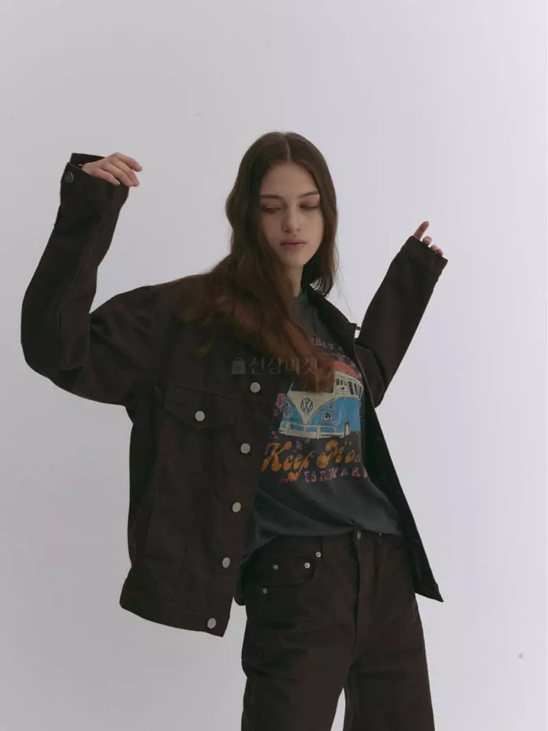 A The A - Korean Women Fashion - #momslook - Moving Washing Tee - 4