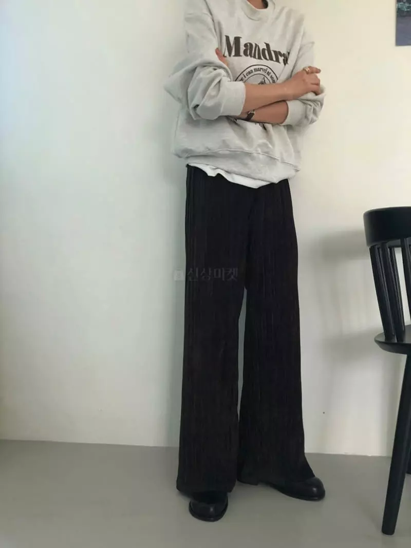 A Want - Korean Women Fashion - #momslook - Snow Velvet Pants - 11