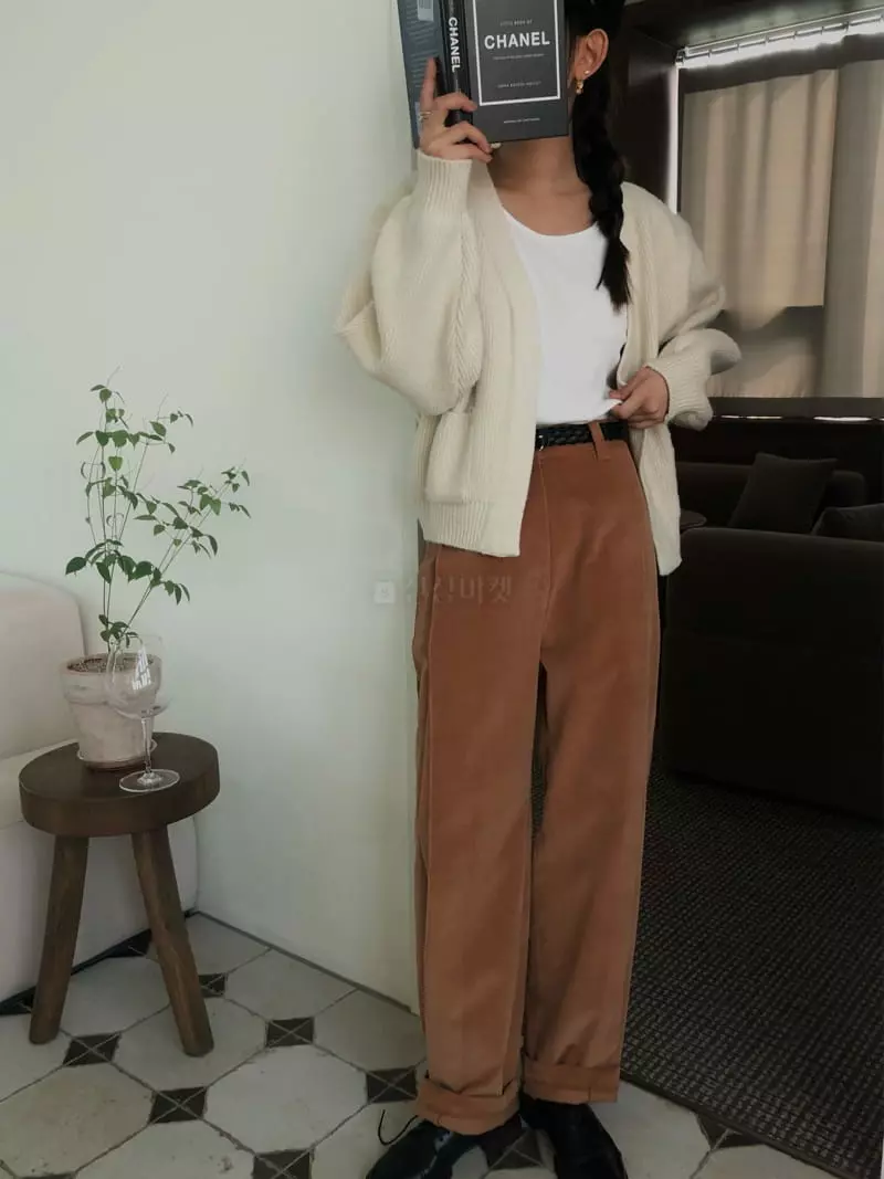 A Want - Korean Women Fashion - #momslook - Brood Rib Pants