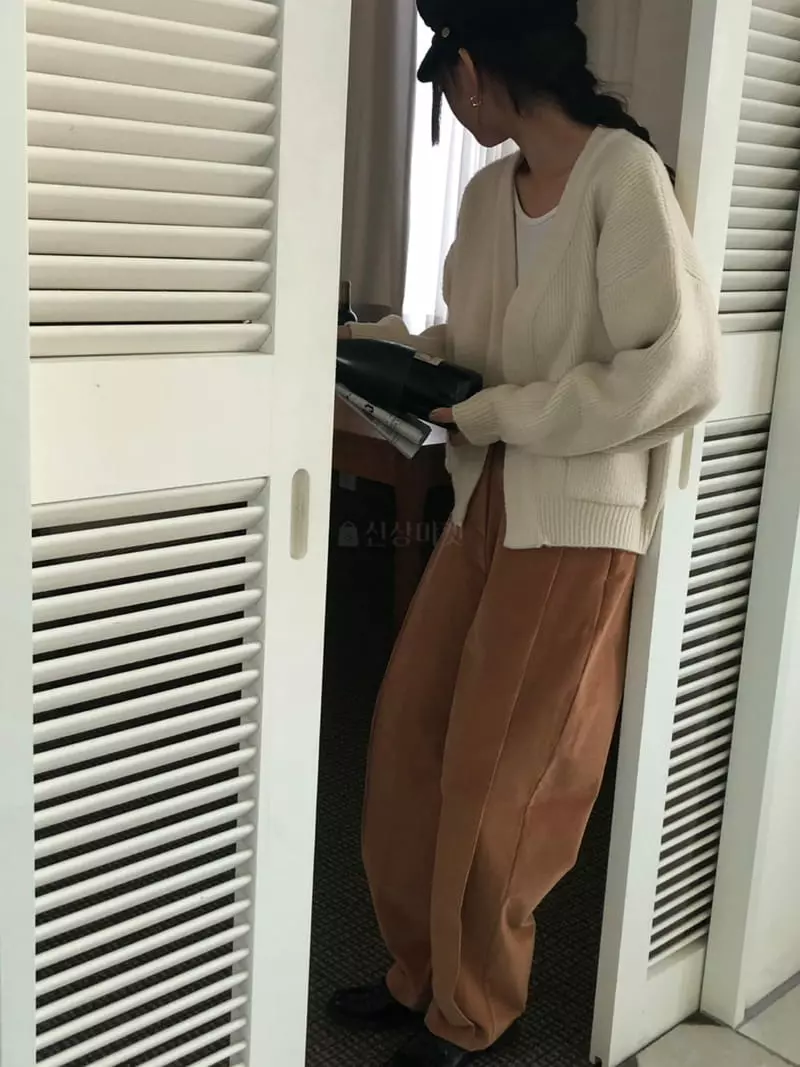 A Want - Korean Women Fashion - #momslook - Brood Rib Pants - 7
