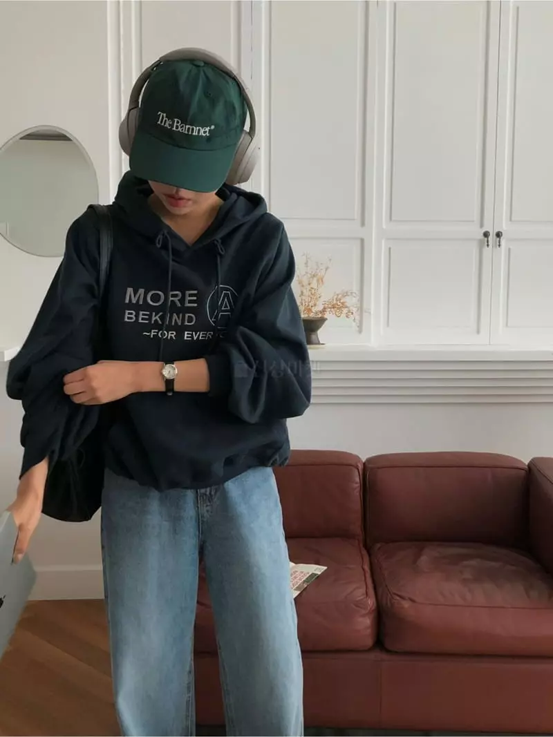 A Want - Korean Women Fashion - #momslook - More Hoody Tee - 11